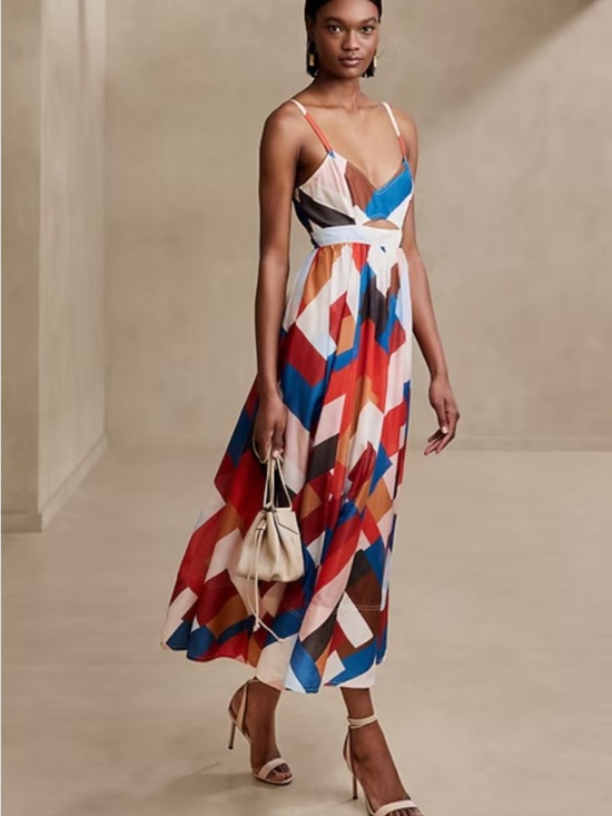 Banana Republic Dresses & Skirts - NWT Banana Republic ISA COTTON-SILK DRESS Size 2